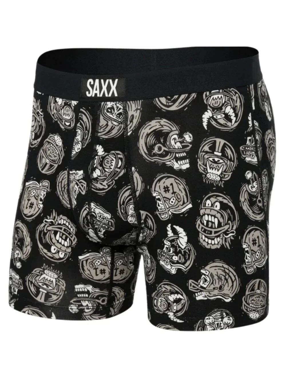 SAXX Vibe Super Soft Boxer Brief - Brain Bucket - Black - SXBM35